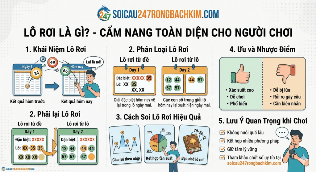 Lô rơi là gì? Bí kíp soi cầu Rồng Bạch Kim