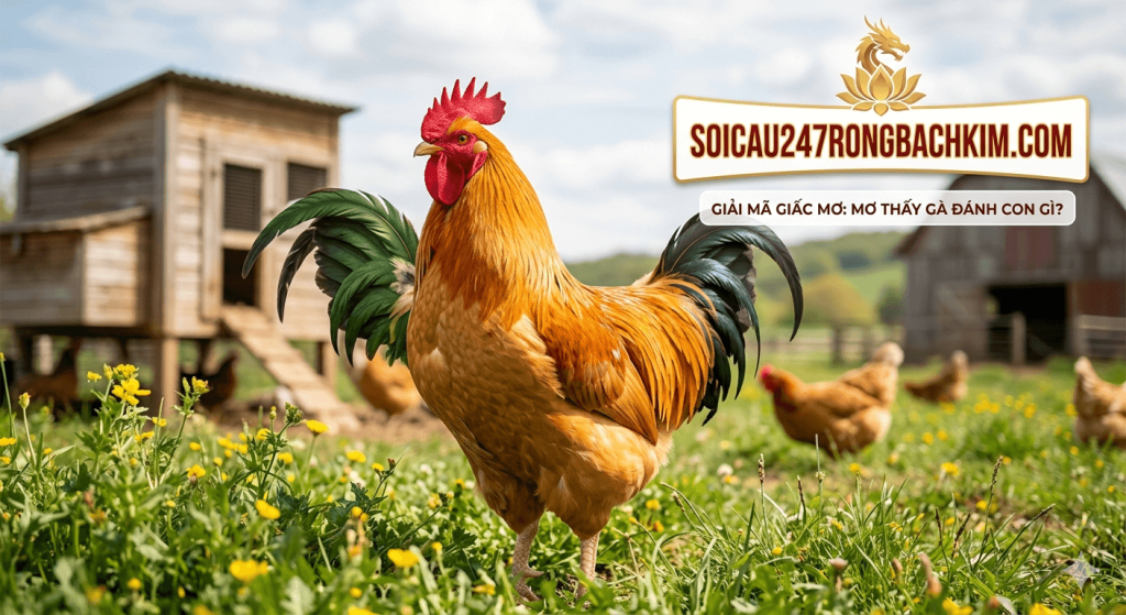 Hình ảnh con gà vàng tài lộc - Bí mật giấc mơ thấy gà từ chuyên gia Rồng Bạch Kim.