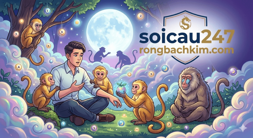 Giải mã giấc mơ thấy con khỉ và bộ số may mắn tại soicau247rongbachkim.com