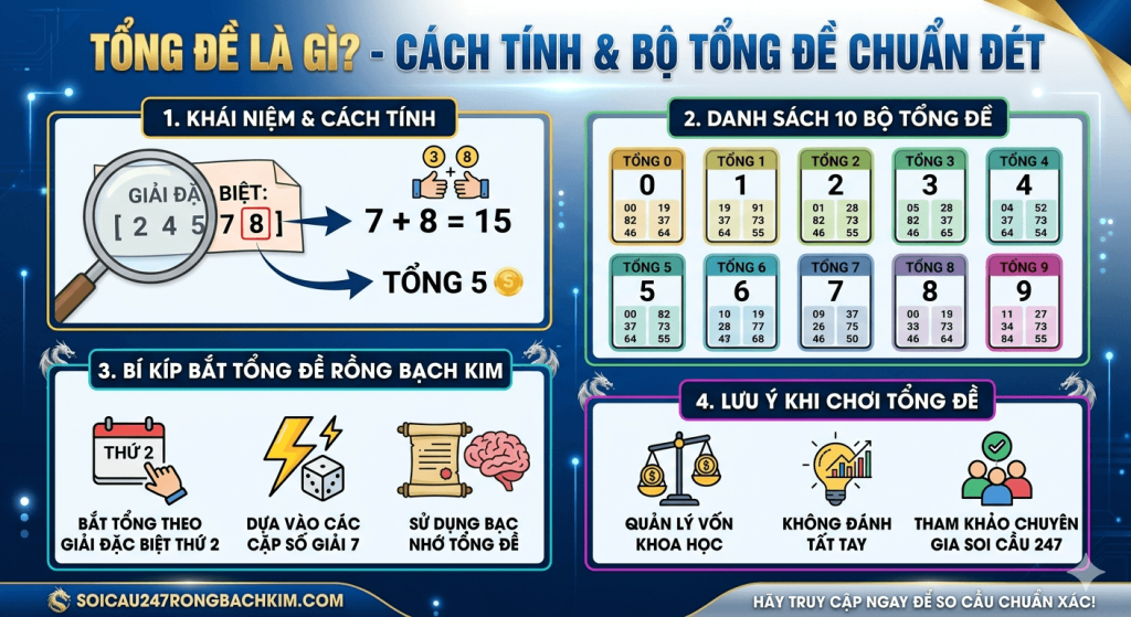 Hướng dẫn cách tính tổng đề và các bộ tổng đề chuẩn tại Soicau247rongbachkim.com