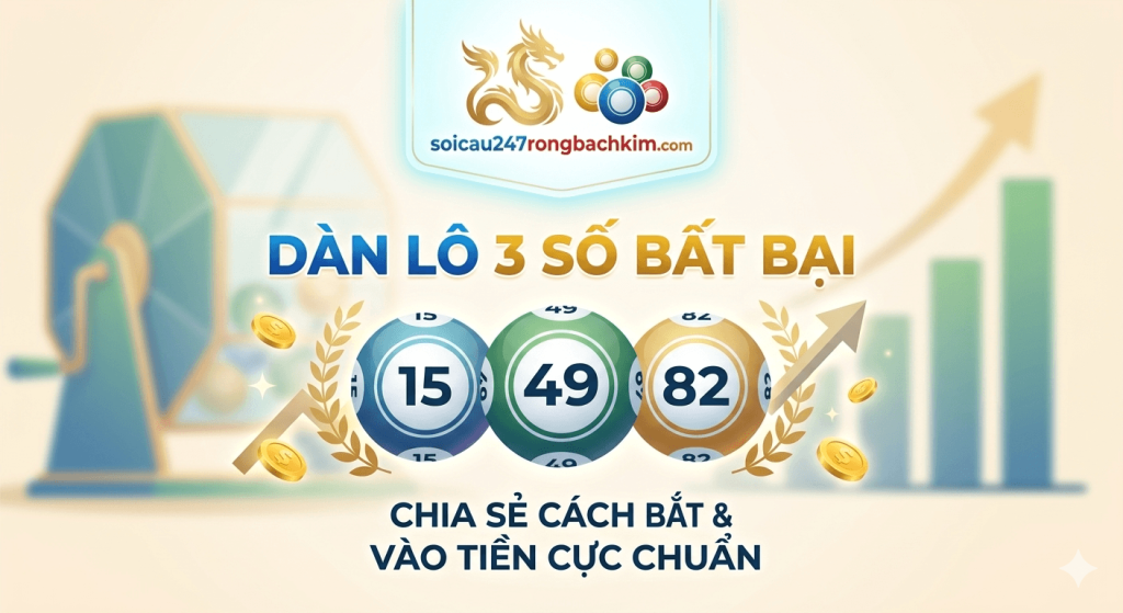 Cách bắt dàn lô 3 số miền Bắc cực chuẩn hôm nay.
